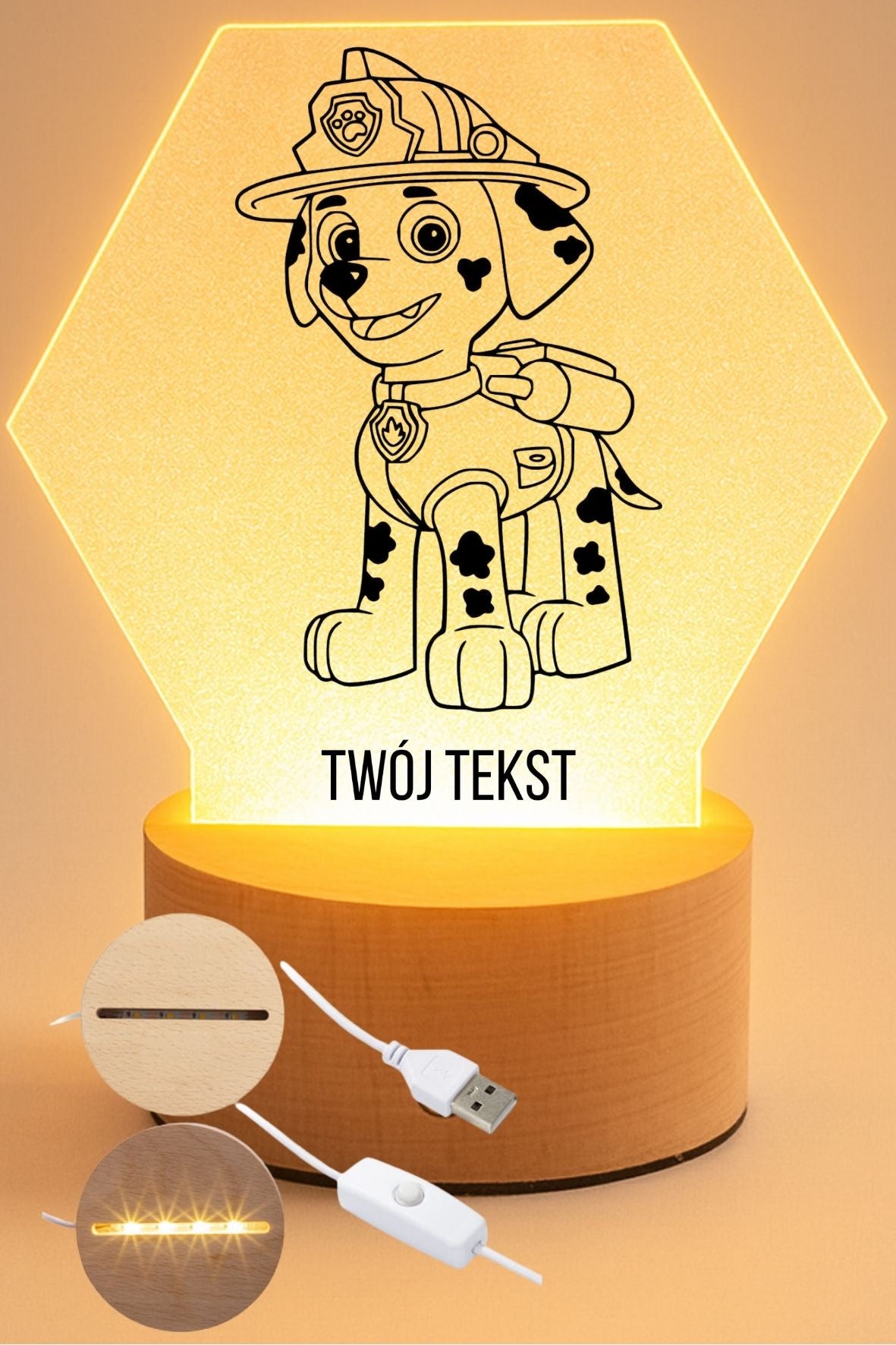 Lampka LED, Psi patrol #019