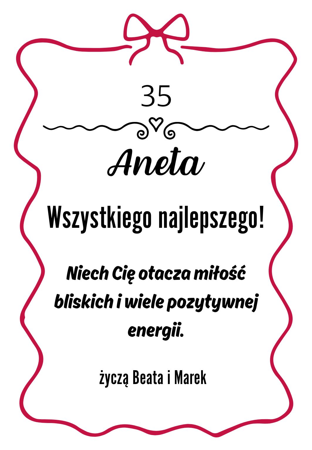 Etykieta na wino - urodziny #006
