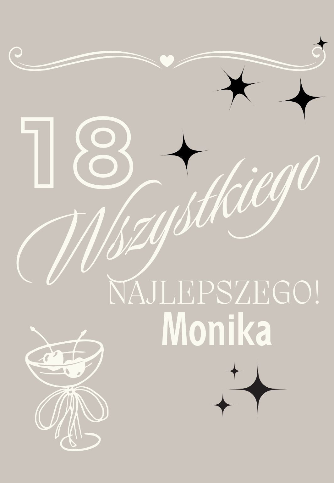 Etykieta na wino - urodziny #005