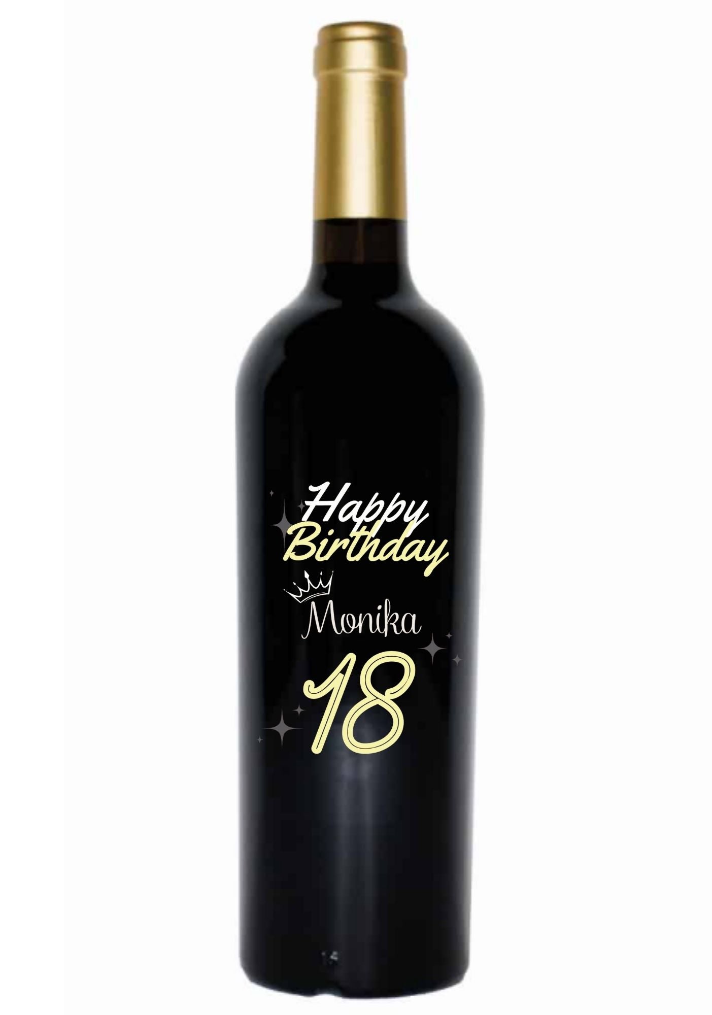 Etykieta na wino - urodziny #004