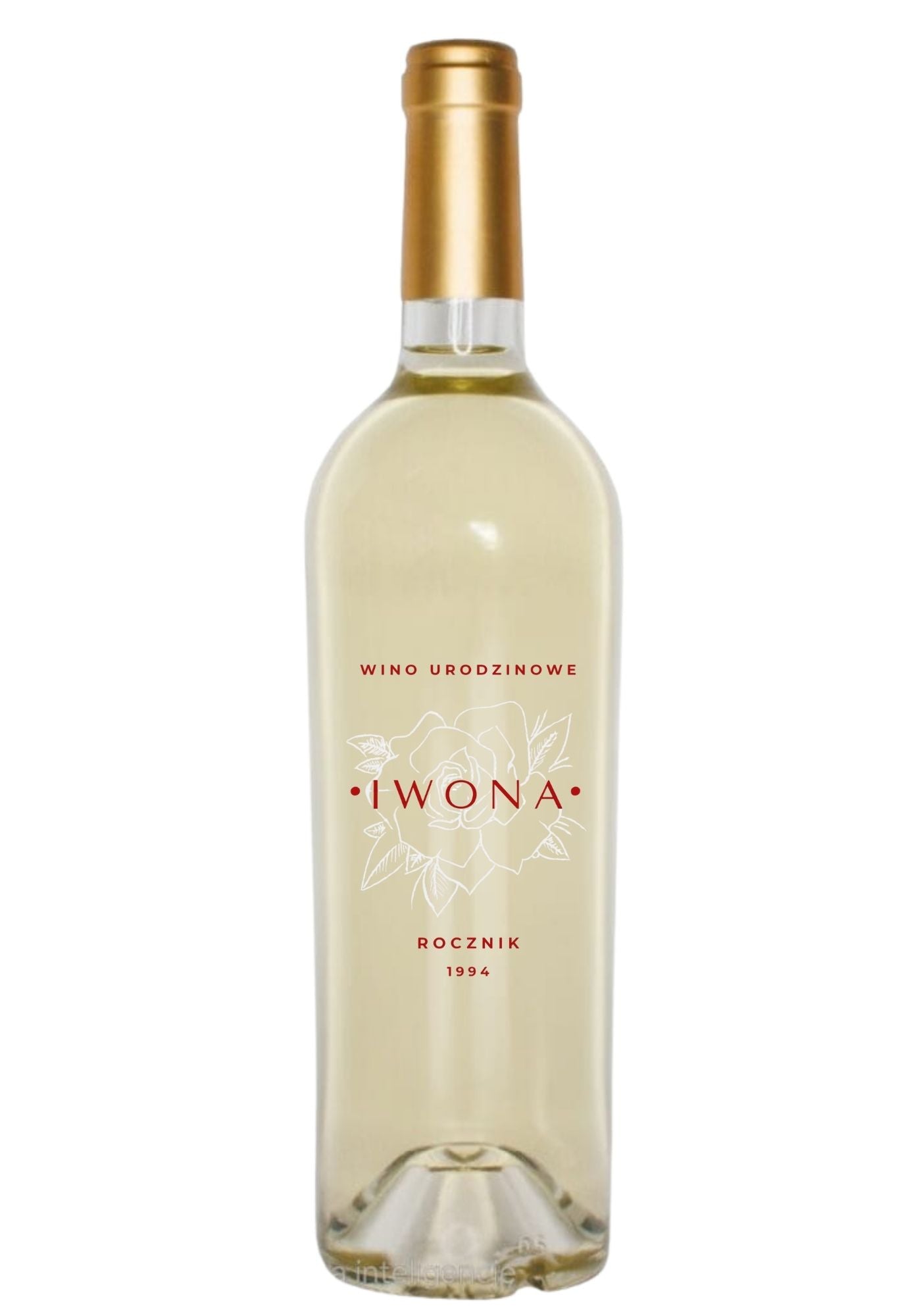 Etykieta na wino - urodziny #001