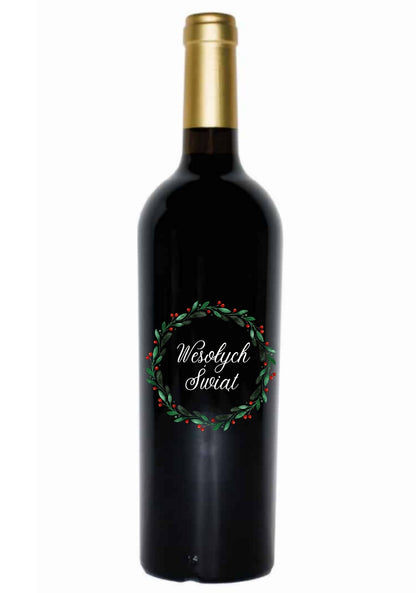 Etykieta na wino - Boże Narodzenie #005
