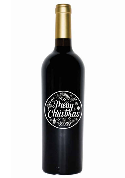 Etykieta na wino - Boże Narodzenie #010