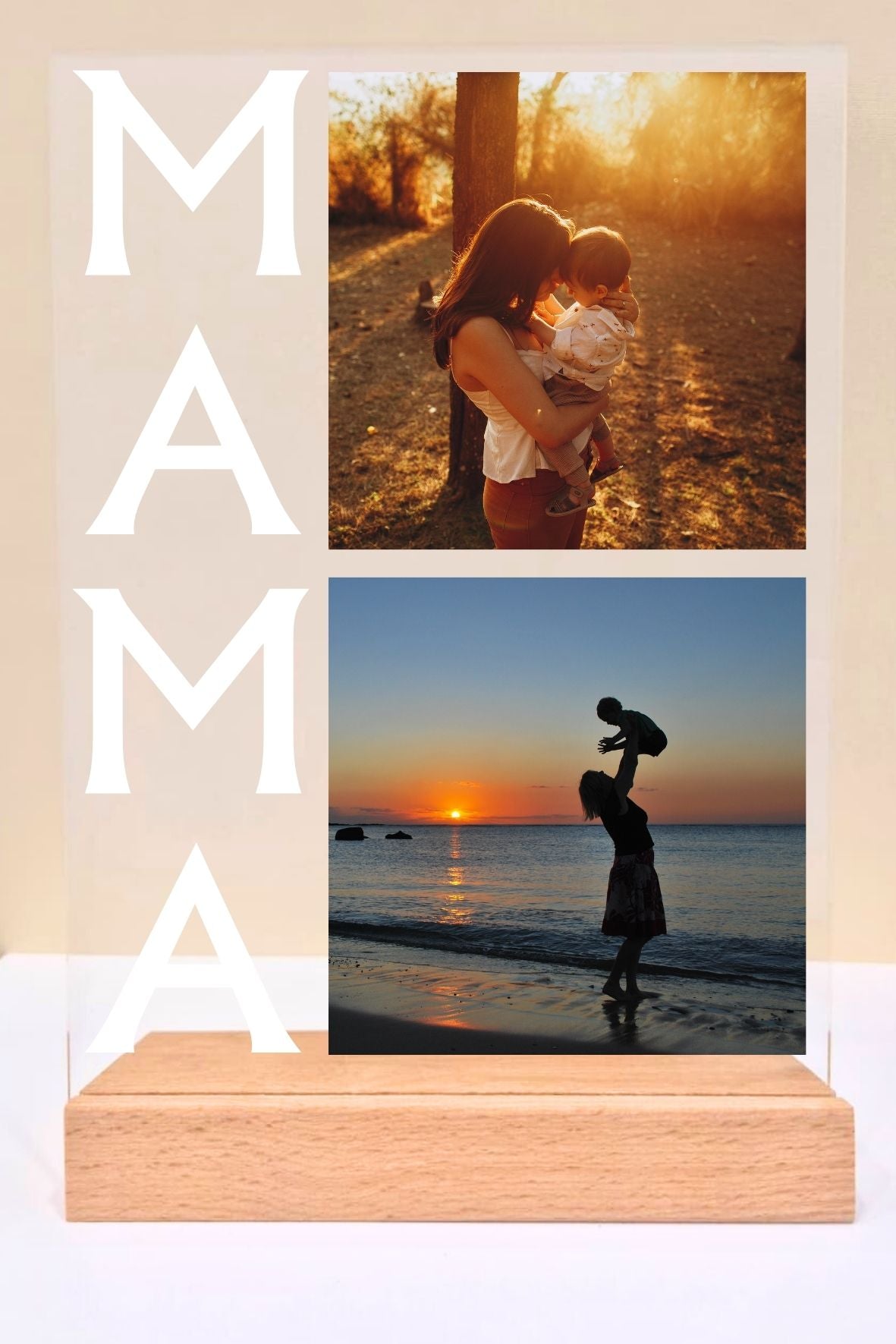 Statuetka plexi- Dla Mamy personalizowana #010