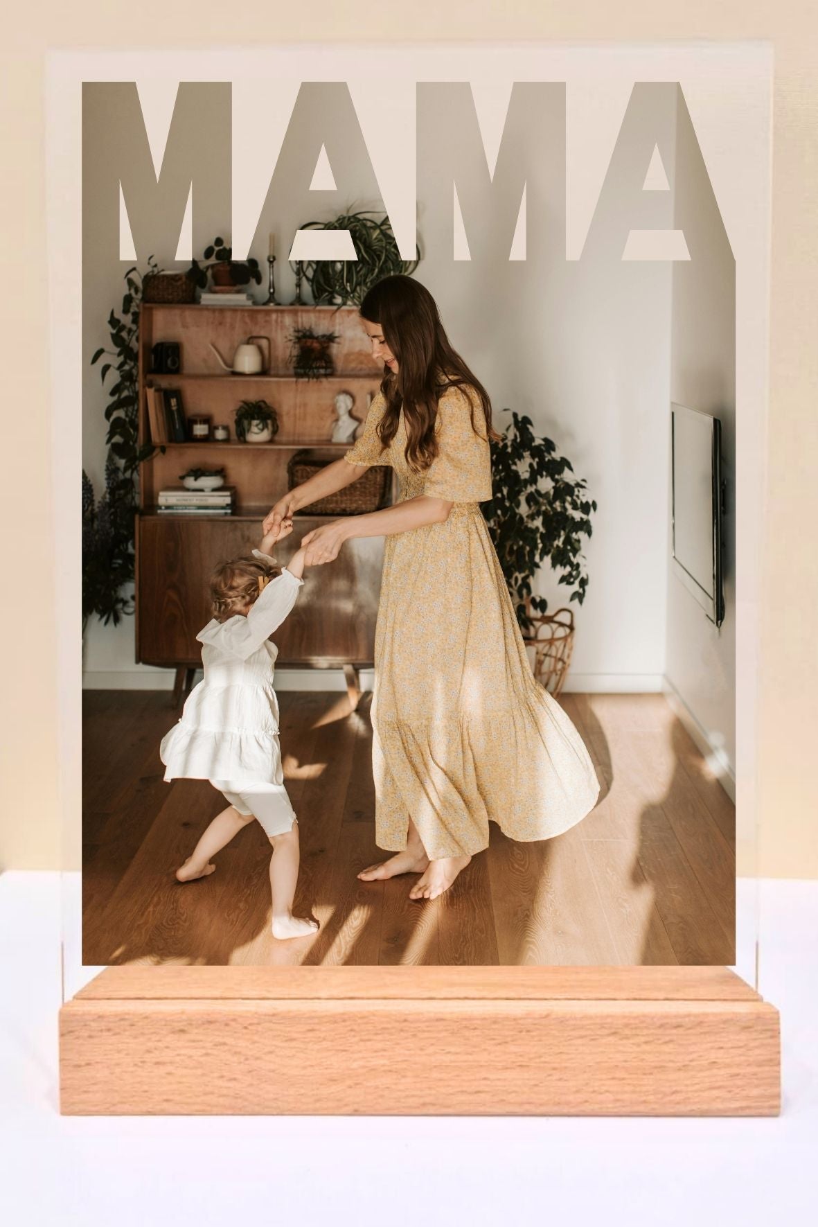 Statuetka plexi- Dla Mamy personalizowana #001