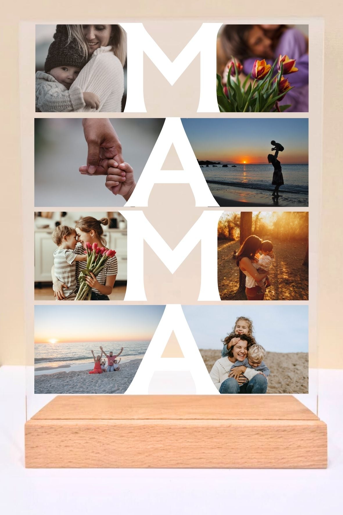 Statuetka plexi- Dla Mamy personalizowana #013