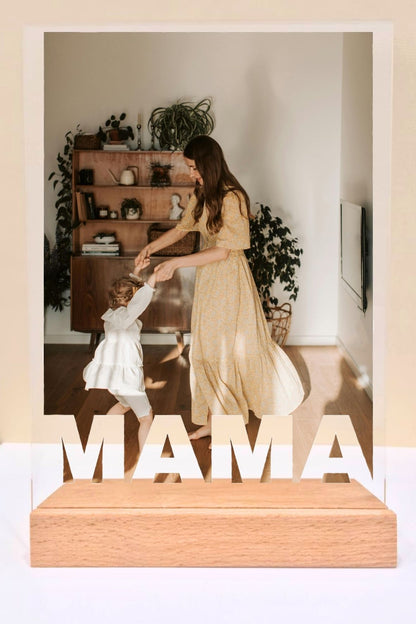 Statuetka plexi- Dla Mamy personalizowana #002