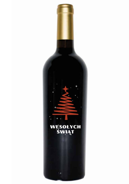 Etykieta na wino - Boże Narodzenie #001