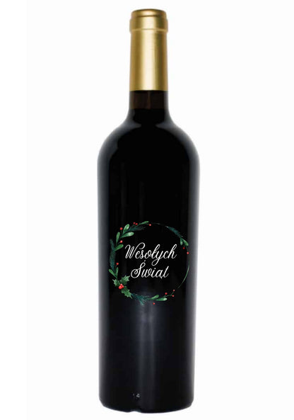 Etykieta na wino - Boże Narodzenie #006