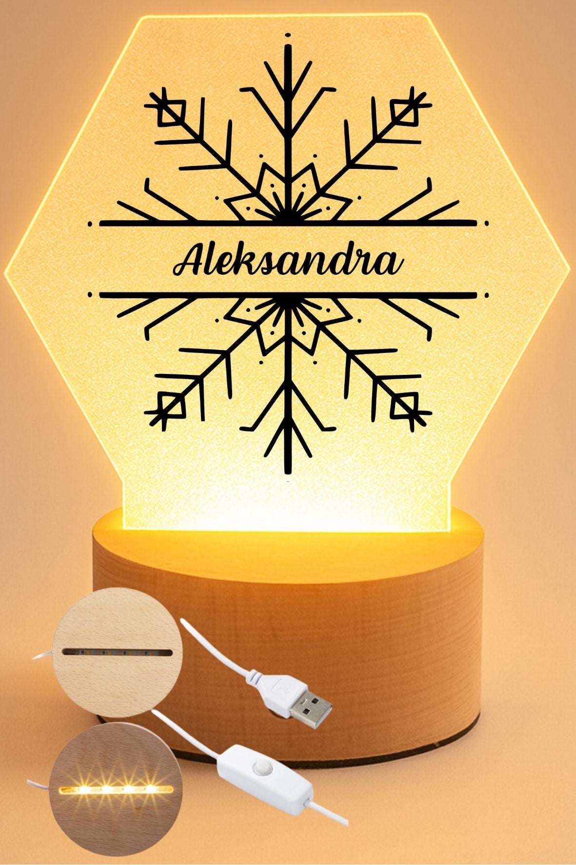 Lampka Led - personalizowana #054