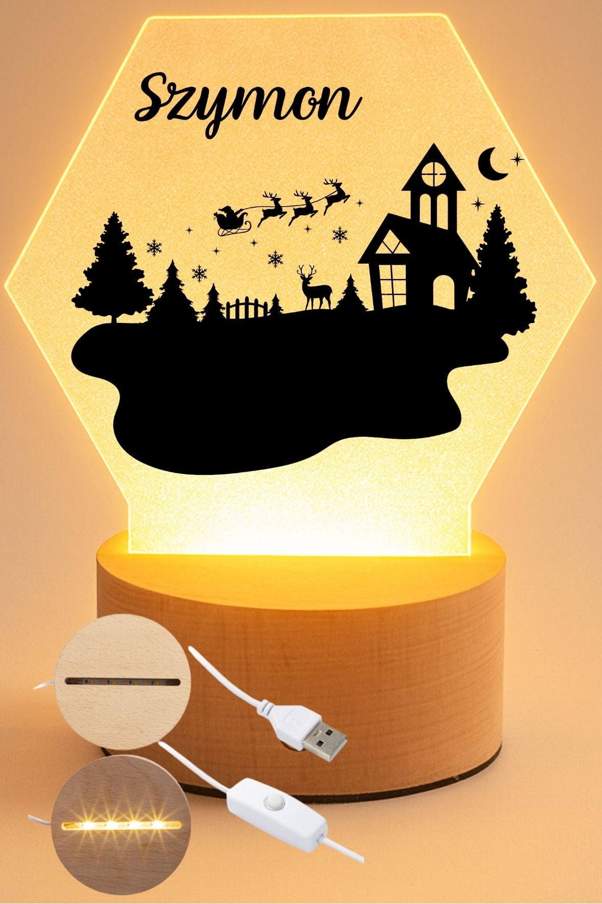 Lampka Led - personalizowana #055