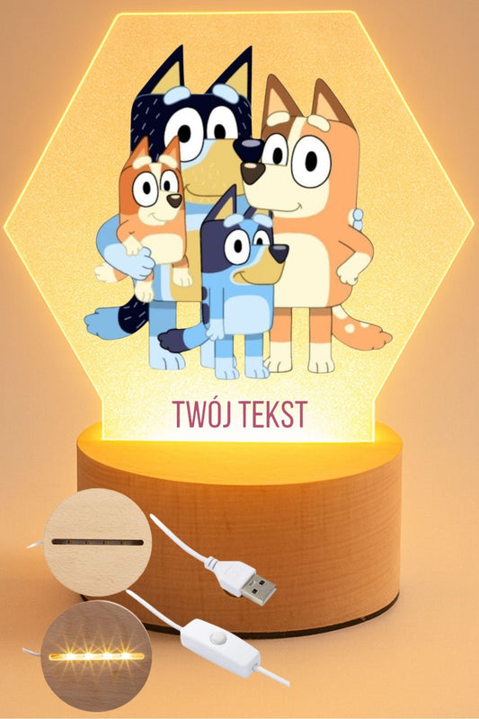 Lampka LED, Bluey #026