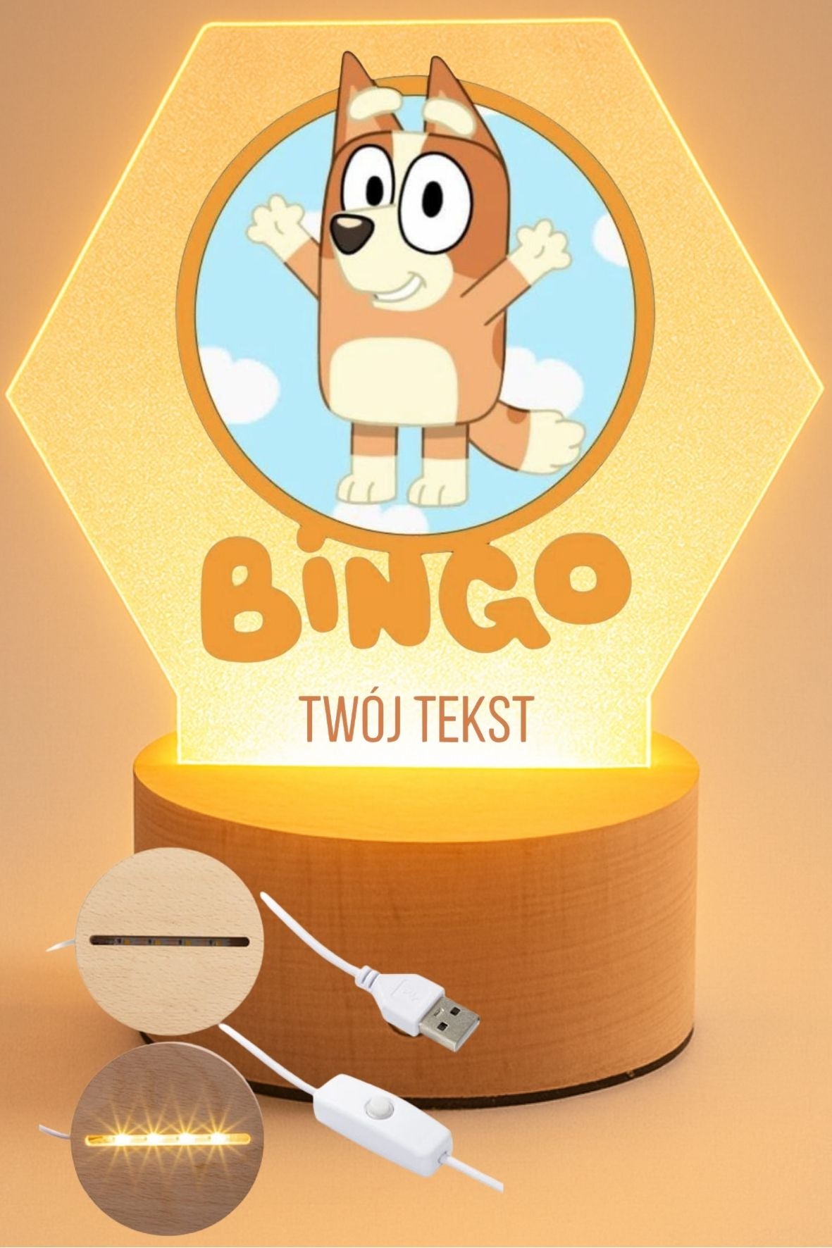 Lampka LED, Bluey #028