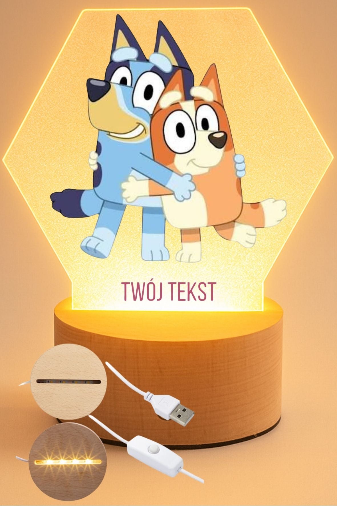 Lampka LED, Bluey #030