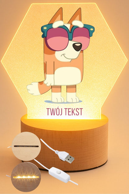 Lampka LED, Bluey #032