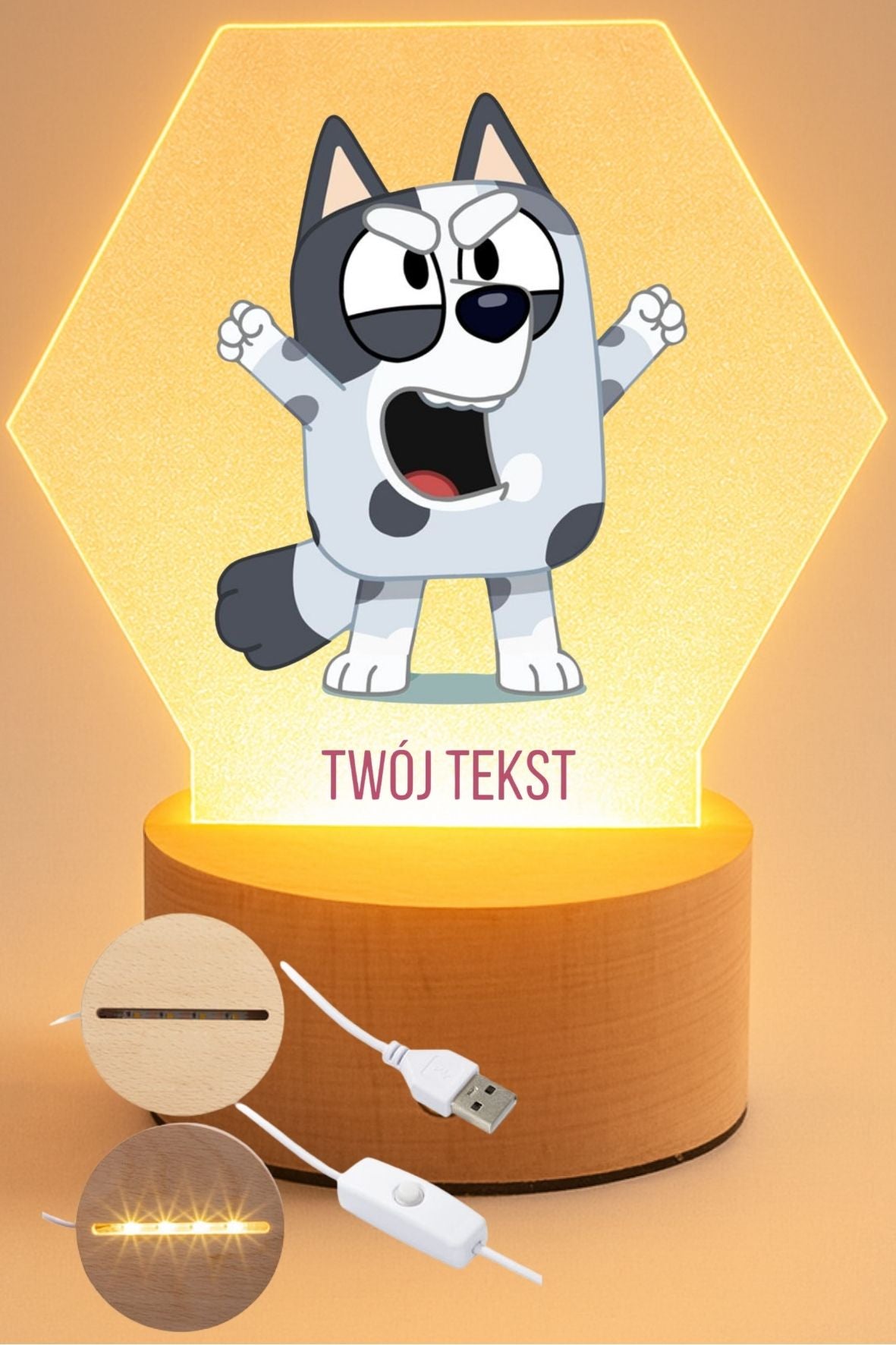 Lampka LED, Bluey #033