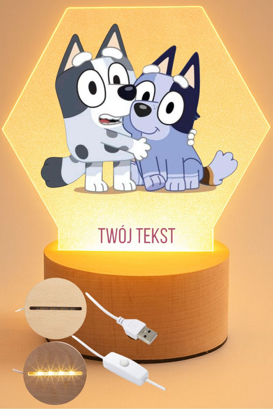 Lampka LED, Bluey #034