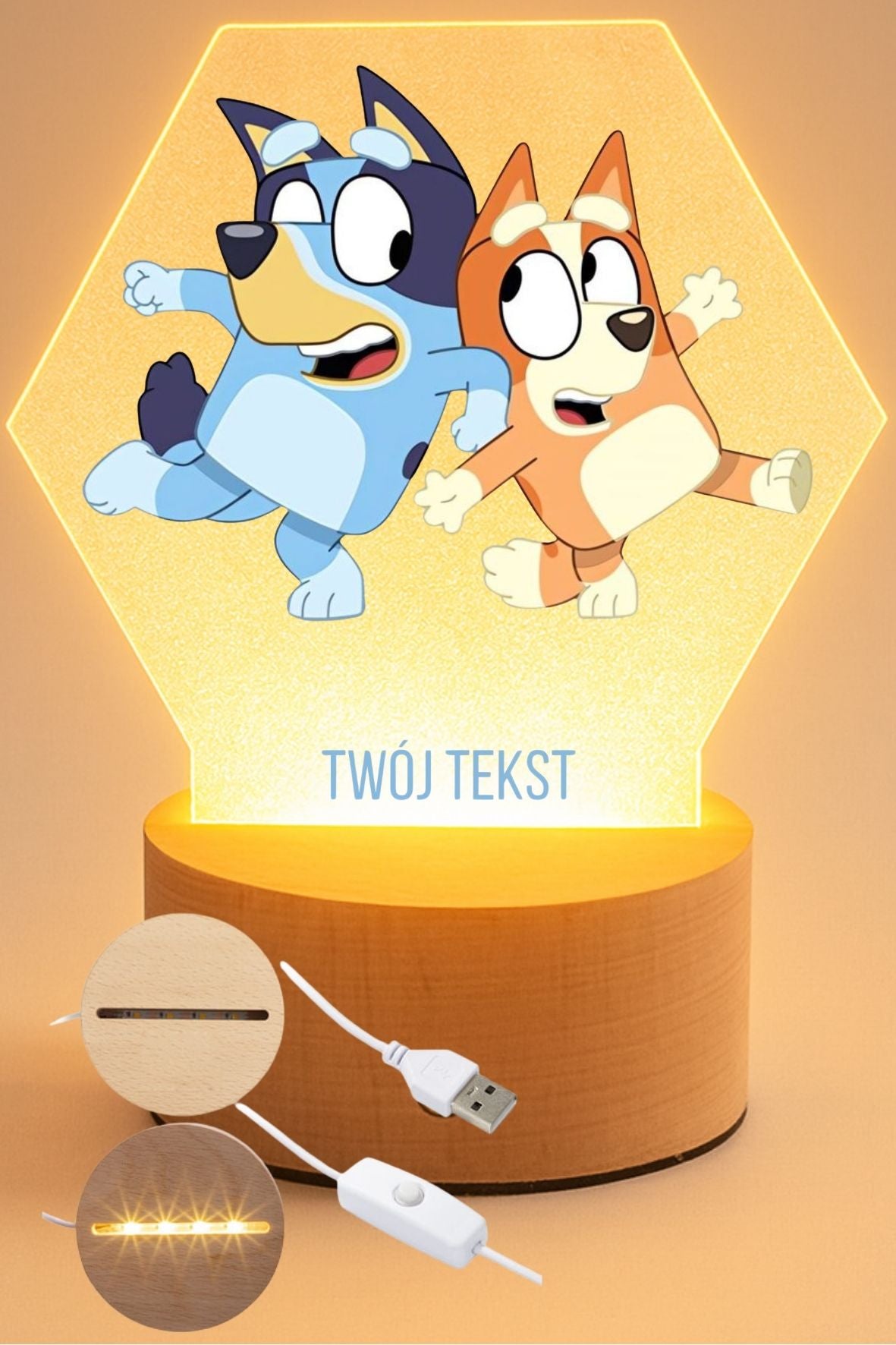 Lampka LED, Bluey #041