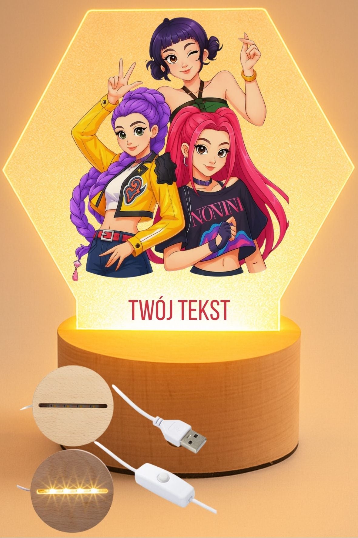 Lampka LED, Huntrix #049