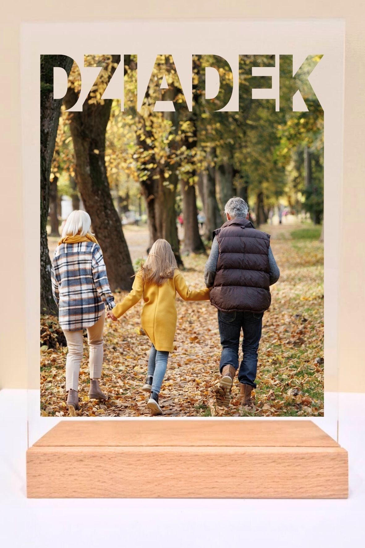 Statuetka plexi- Dla Dziadka personalizowana #053