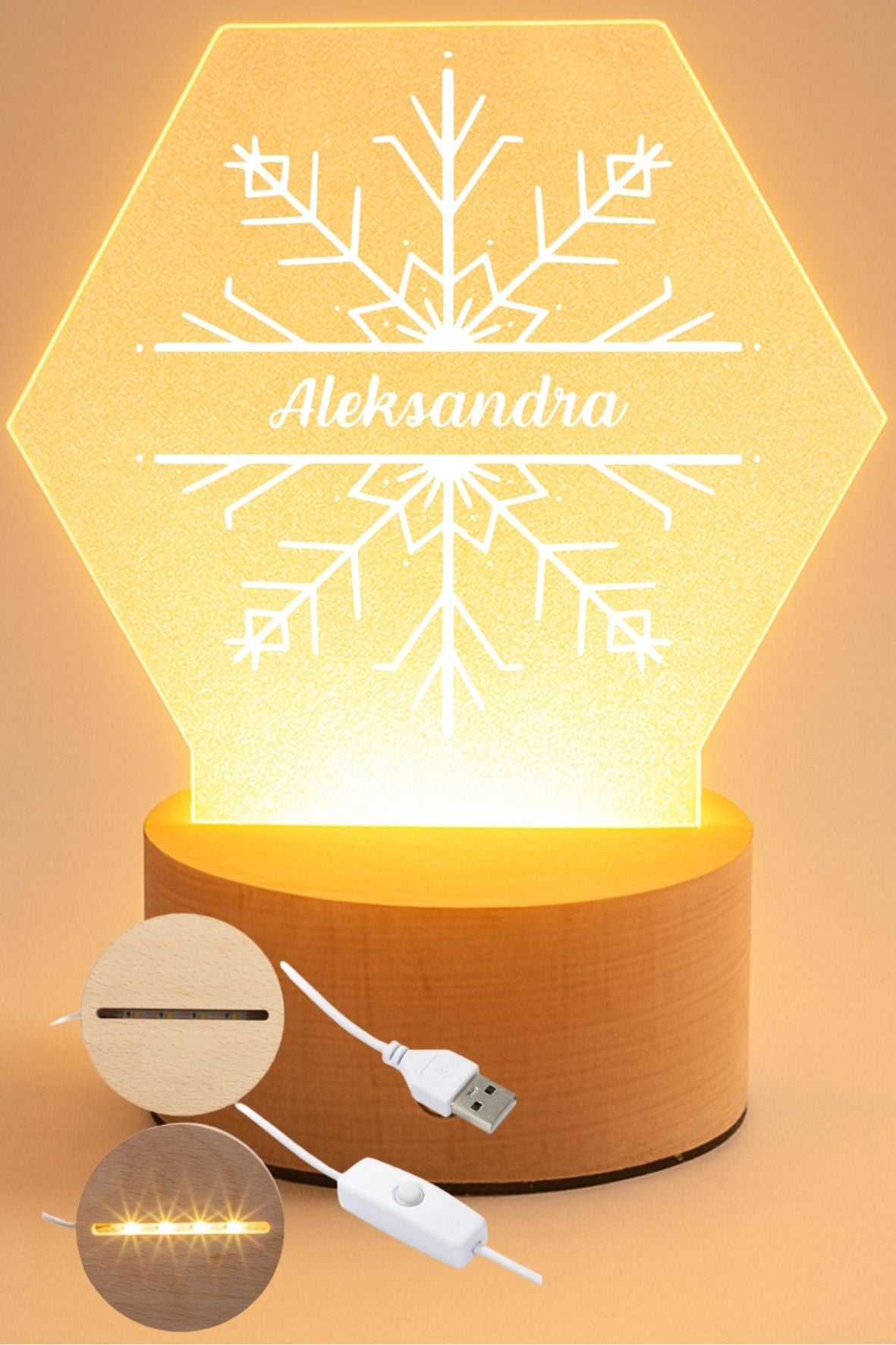 Lampka Led - personalizowana #054