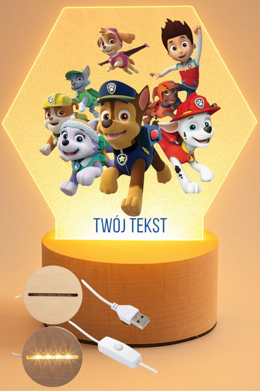 Lampka LED, Psi patrol #006