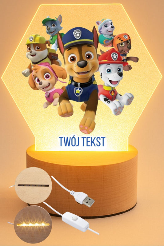 Lampka LED, Psi patrol #007