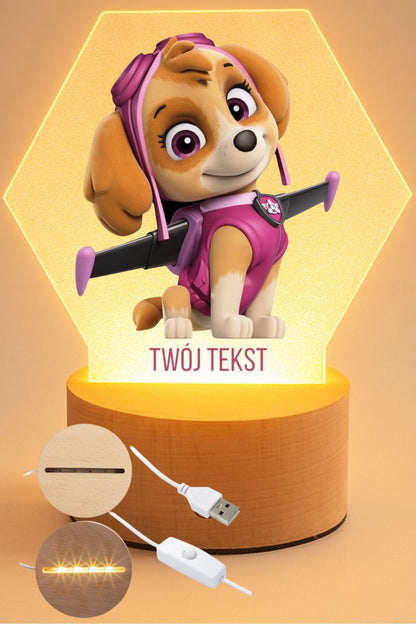 Lampka LED, Psi patrol #012