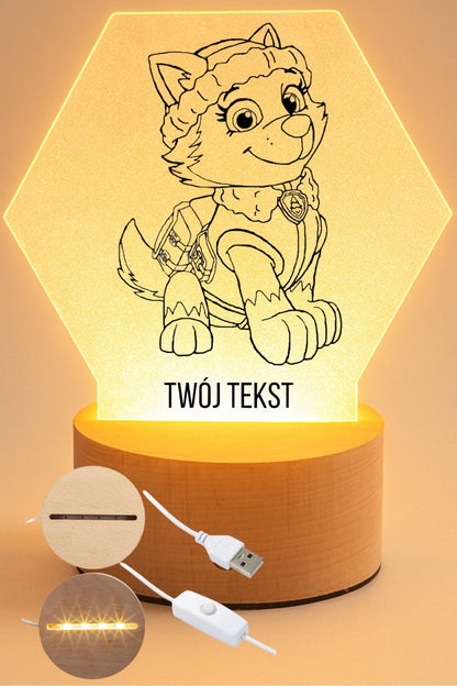 Lampka LED, Psi patrol #017