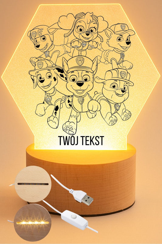 Lampka LED, Psi patrol #018