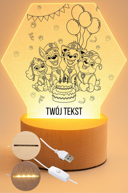 Lampka LED, Psi patrol #020