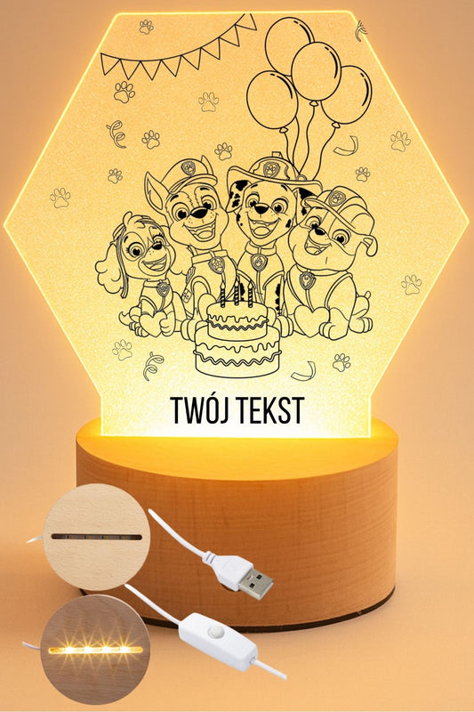 Lampka LED, Psi patrol #020