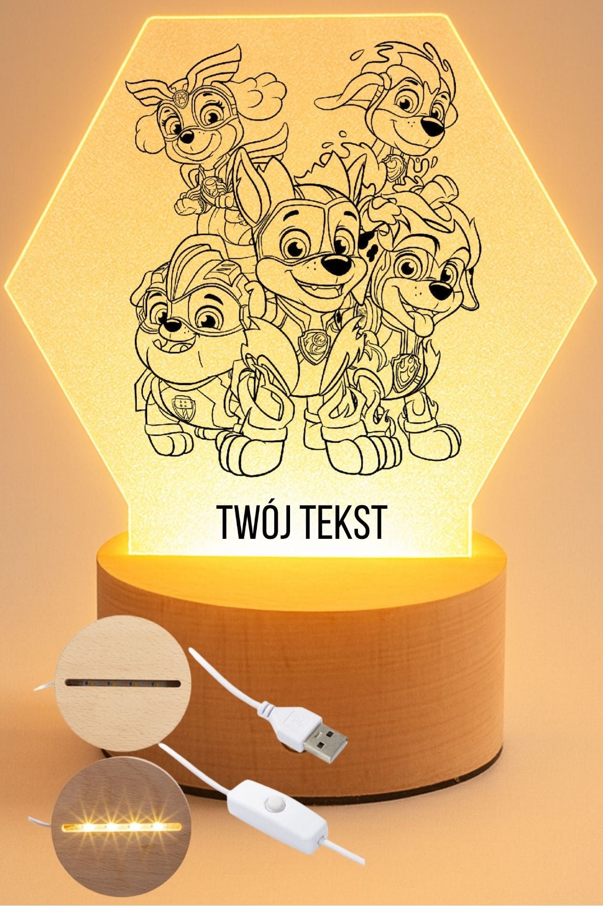 Lampka LED, Psi patrol #021