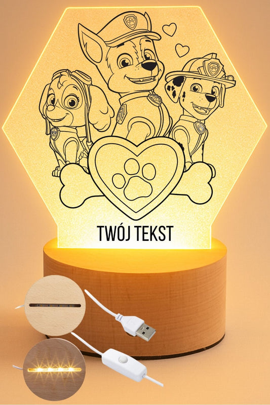 Lampka LED, Psi patrol #022