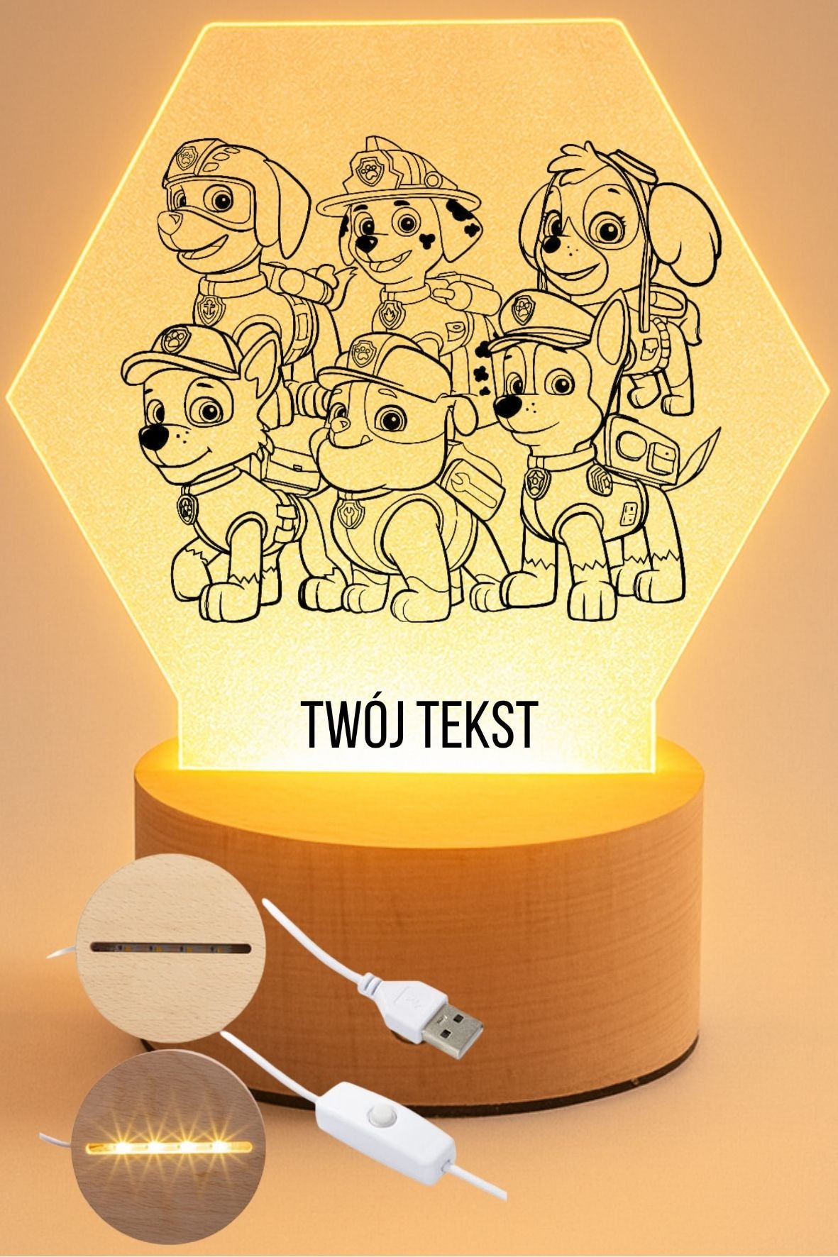 Lampka LED, Psi patrol #023