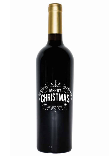 Etykieta na wino - Boże Narodzenie #012