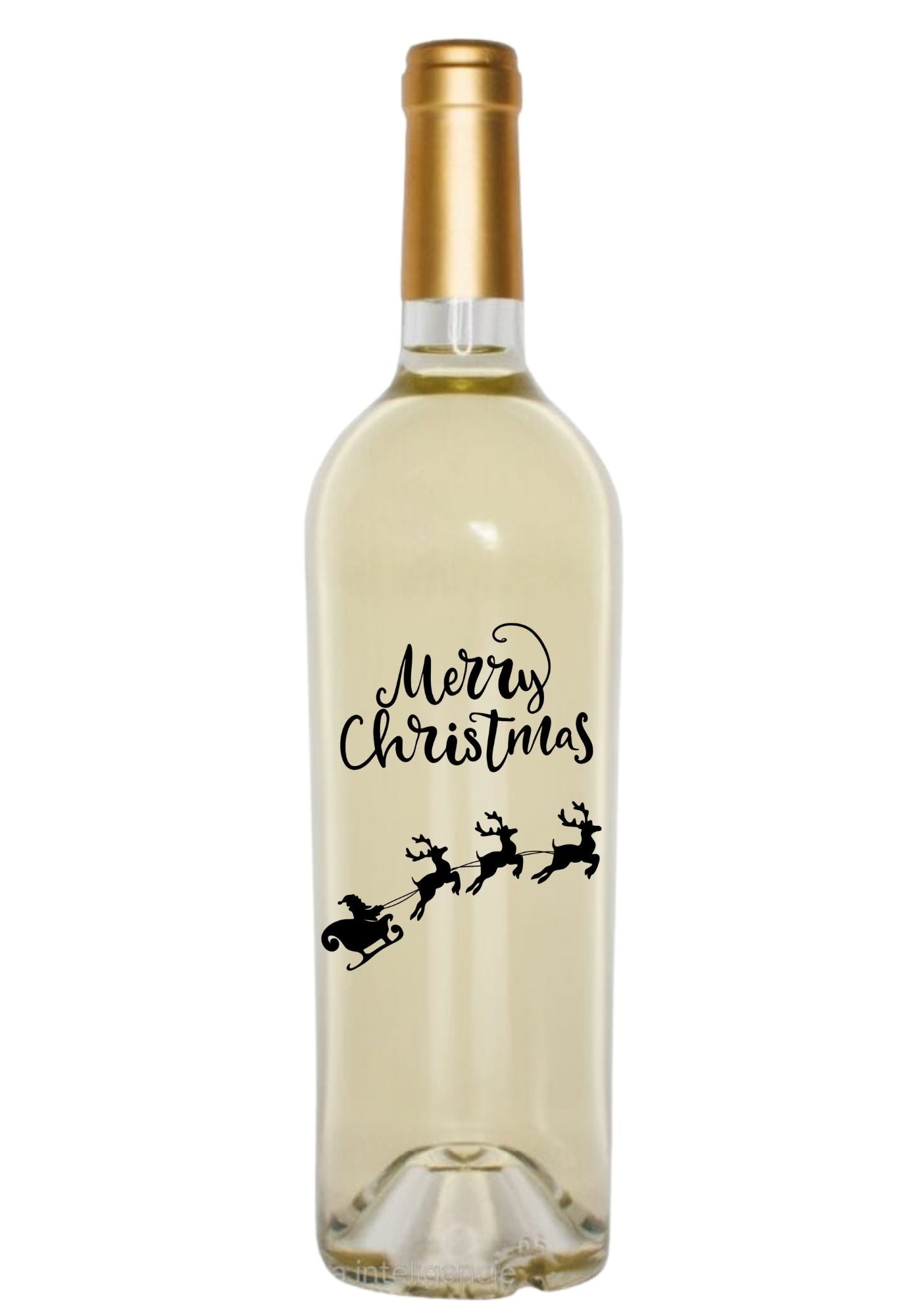 Etykieta na wino - Boże Narodzenie #003