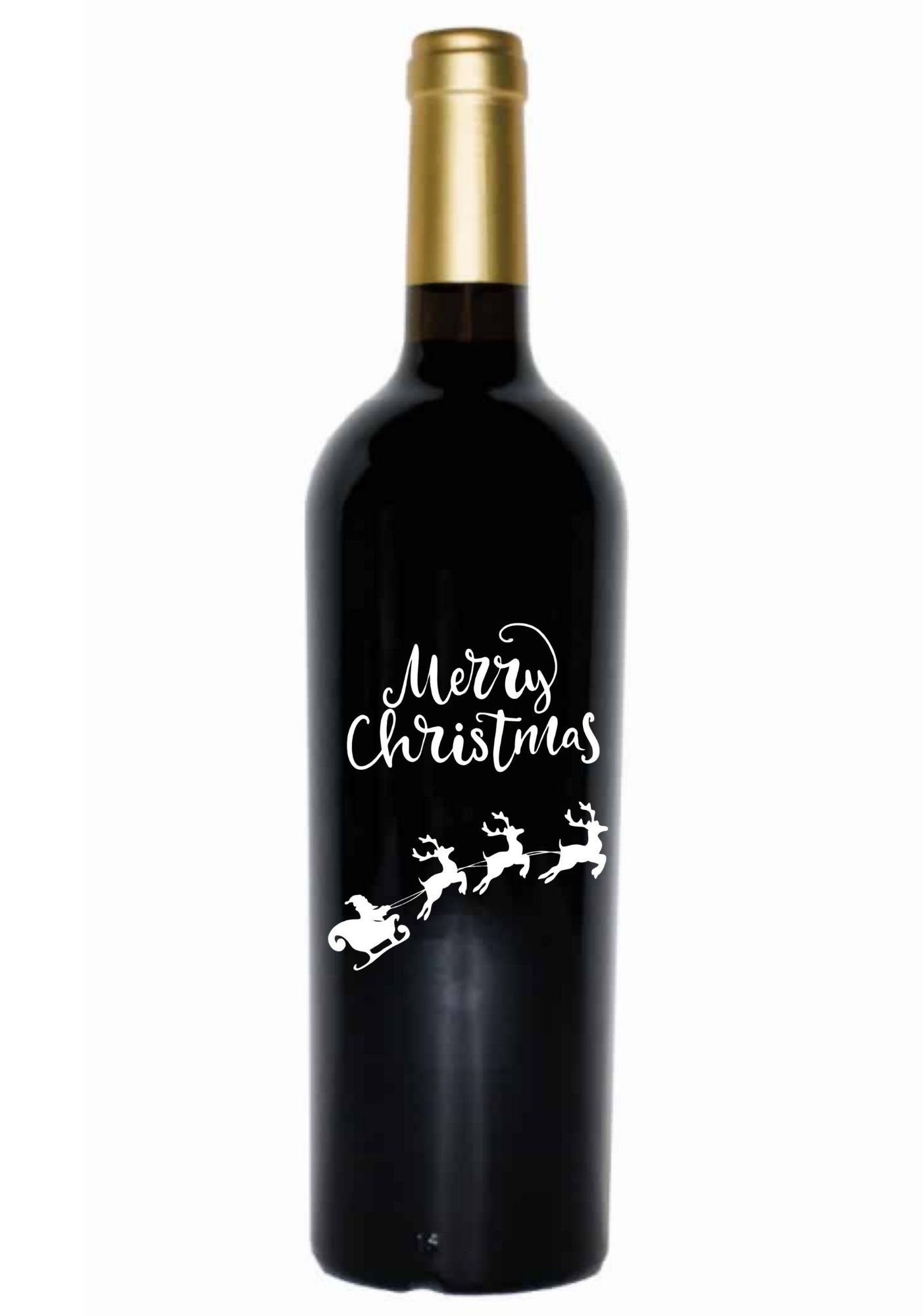 Etykieta na wino - Boże Narodzenie #003