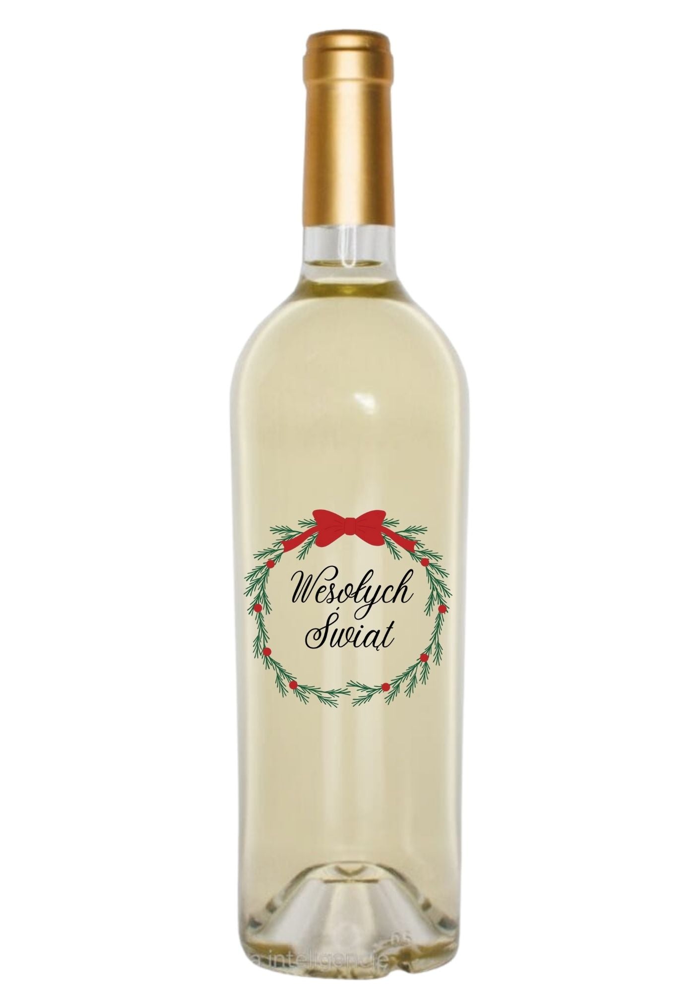 Etykieta na wino - Boże Narodzenie #004