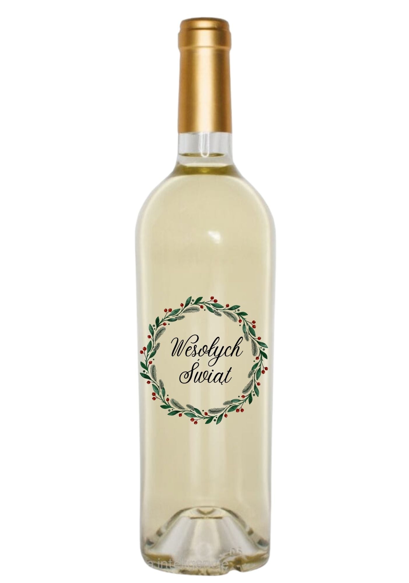 Etykieta na wino - Boże Narodzenie #005