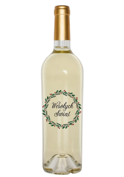 Etykieta na wino - Boże Narodzenie #005