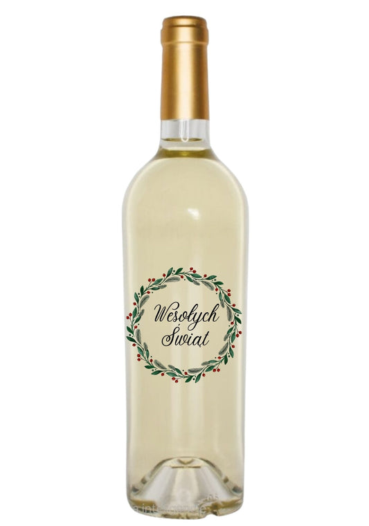 Etykieta na wino - Boże Narodzenie #005
