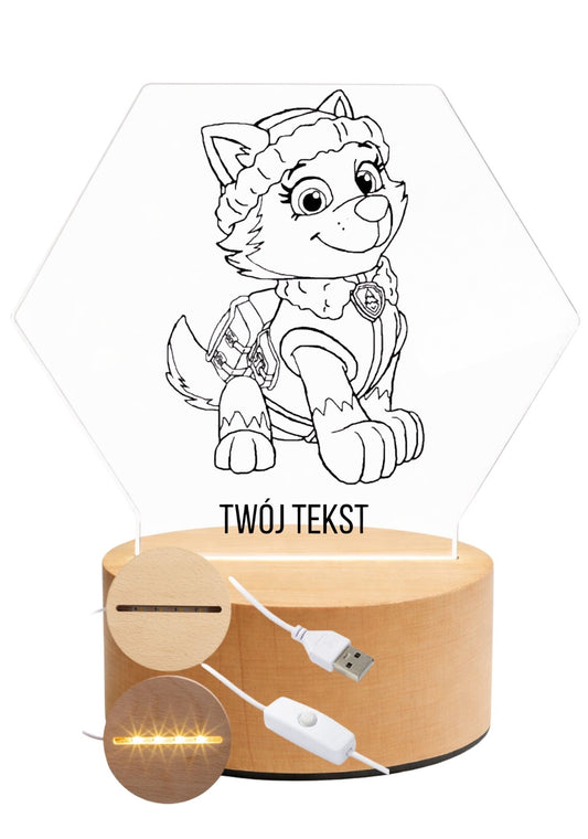 Lampka LED, Psi patrol #017