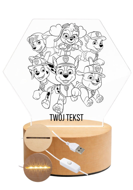 Lampka LED, Psi patrol #020