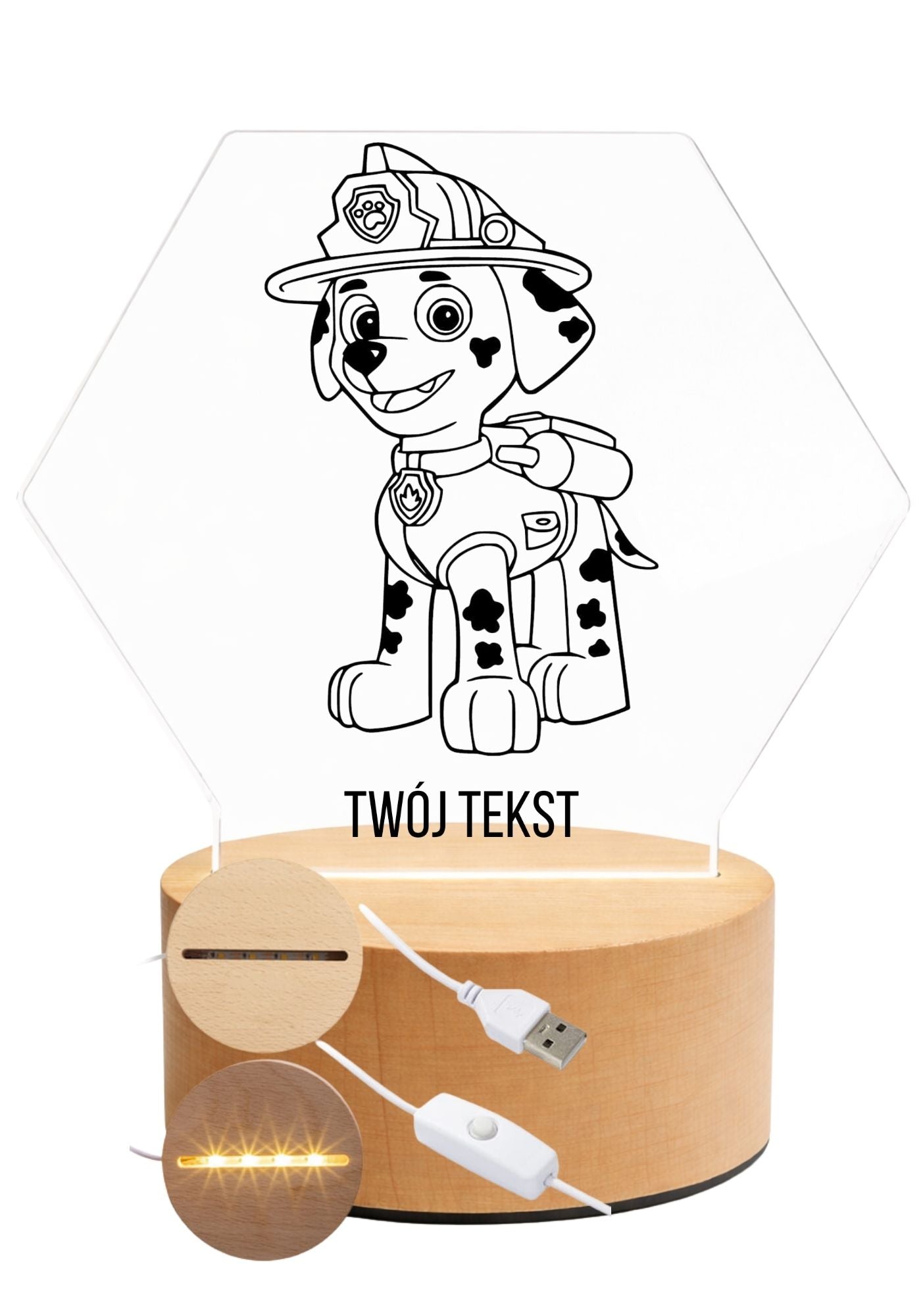 Lampka LED, Psi patrol #019