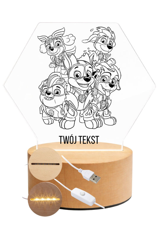 Lampka LED, Psi patrol #021