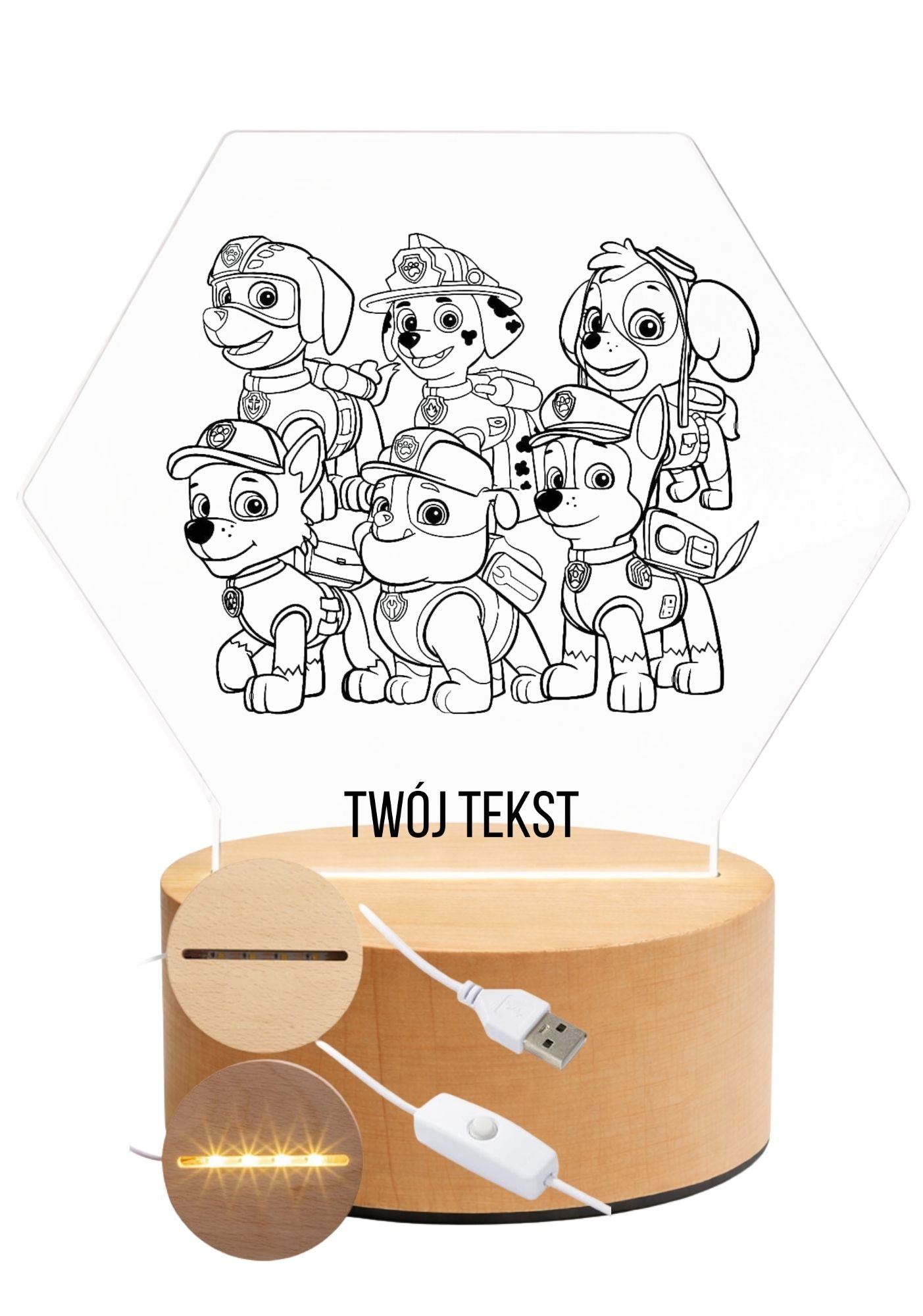 Lampka LED, Psi patrol #023