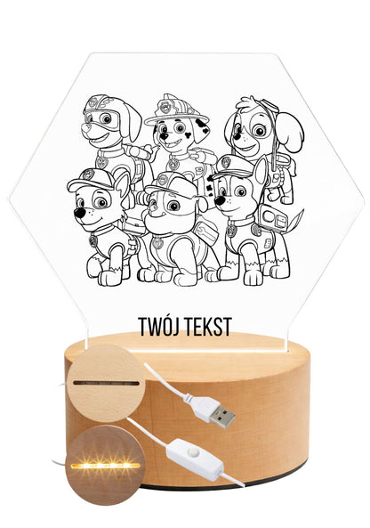 Lampka LED, Psi patrol #023