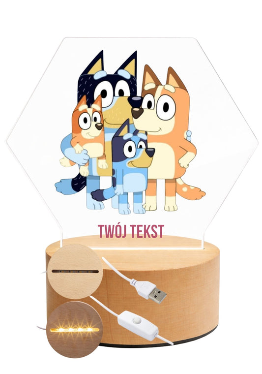 Lampka LED, Bluey #026