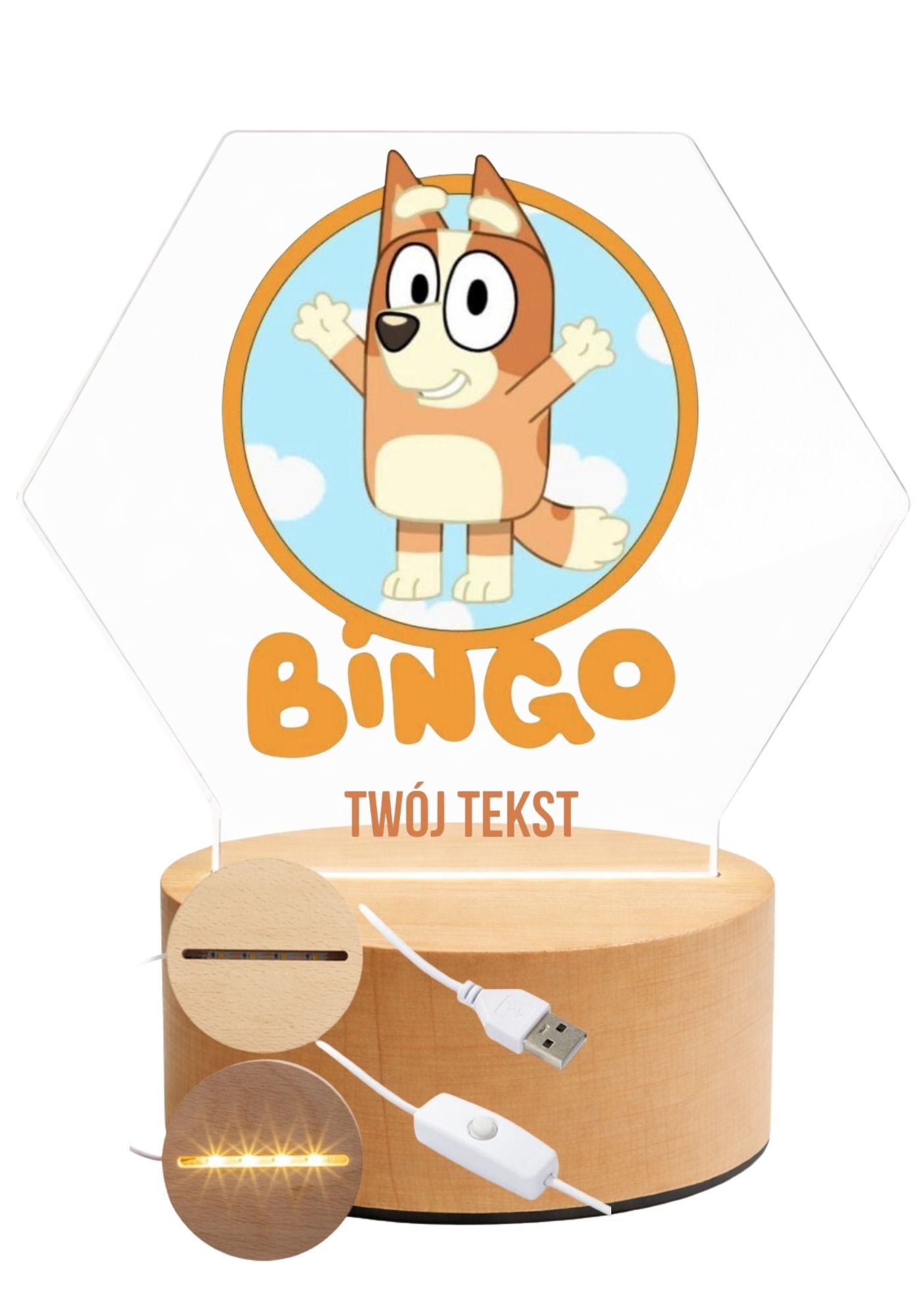 Lampka LED, Bluey #028